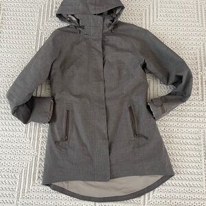 L.L. Bean Charcoal Utility Jacket with Hood